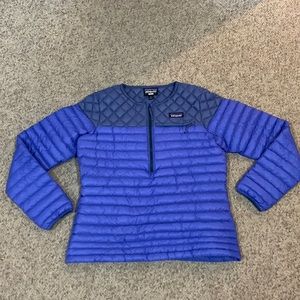 Patagonia Perwinkle Alp light Down pullover jacket sz M